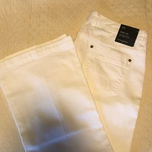 Banana republic white jeans